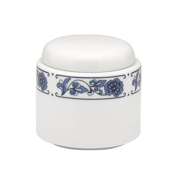 Porselen Blue Bird Kapaklı Şekerlik