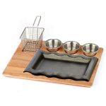 Döküm Dalgalı Fajita Sunum Seti