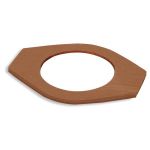 Yuvarlak Fajita Ahşap Altlığı