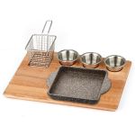 Döküm Kare Fajita Sunum Seti