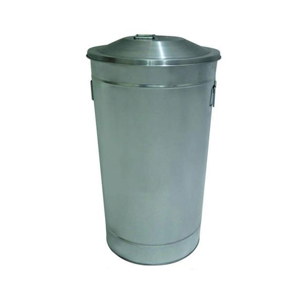 Galvaniz Kapaklı Çöp Kovası