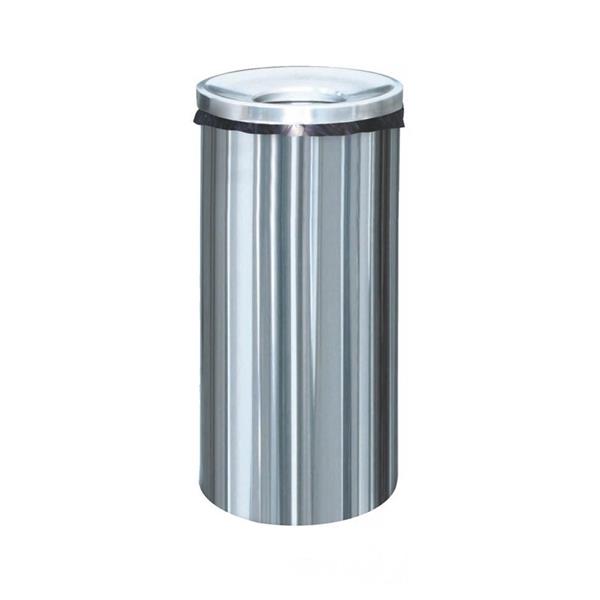 Kapalı Paslanmaz Çöp Kovası