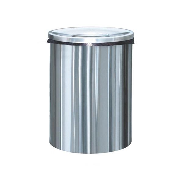 Kapalı Paslanmaz Çöp Kovası