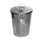 Paslanmaz Manuel Kapaklı Çöp Kovası