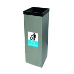 Çemberli Paslanmaz Çöp Kovası