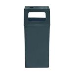 Kare Kapaklı Küllüklü Çöp Kovası