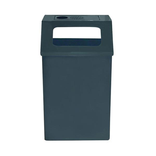 Kare Kapaklı Küllüklü Çöp Kovası