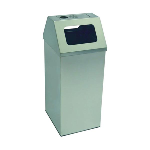 Kare Kapaklı Çöp Kovası