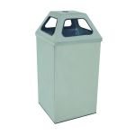 Piramit Kapaklı Çöp Kovası