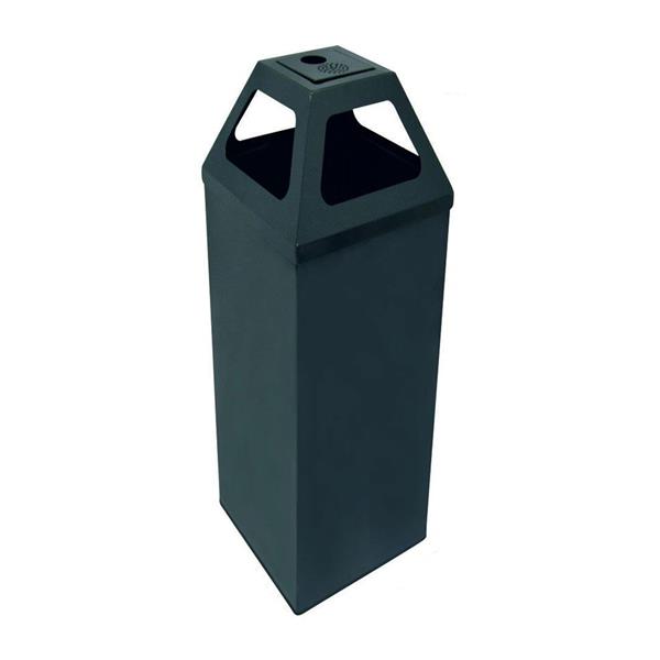 Kare Kapaklı Küllüklü Çöp Kovası