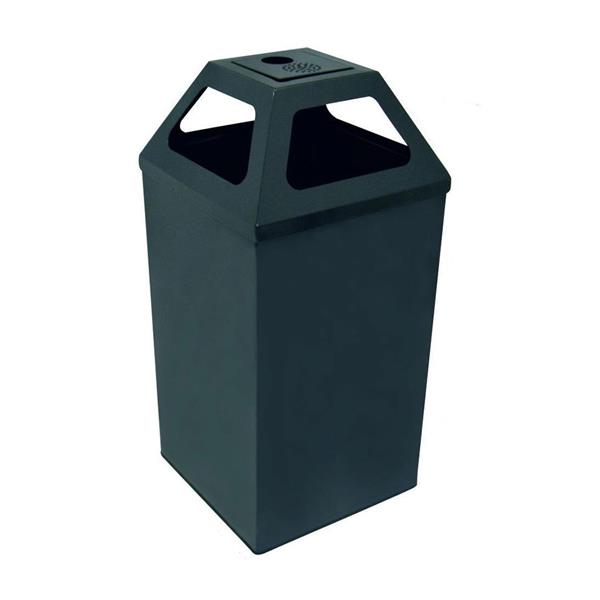 Kare Kapaklı Küllüklü Çöp Kovası