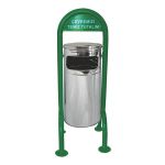 Paslanmaz Çelik Ayaklı Çöp Kovası