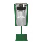 Paslanmaz Çelik Ayaklı Çöp Kovası