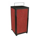 Tuğla Dekorlu Çöp Kovası