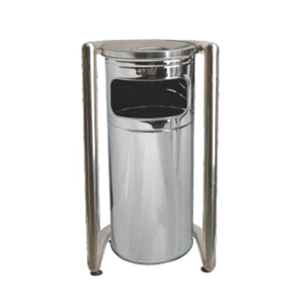 Paslanmaz Çelik Ayaklı Çöp Kovası