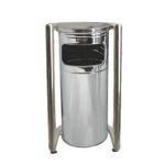 Paslanmaz Çelik Ayaklı Çöp Kovası