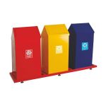 Çatı Kapaklı Geri Dönüşüm Çöp Kovası