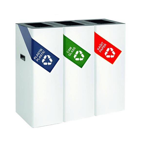 3'lü Geri Dönüşüm Kovası