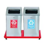 2'li Geri Dönüşüm Çöp Kovası