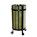 Çöp Kovası Ahşaplı Yuvarlak