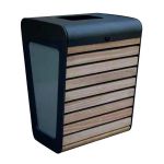 Ahşap Çöp Kovası