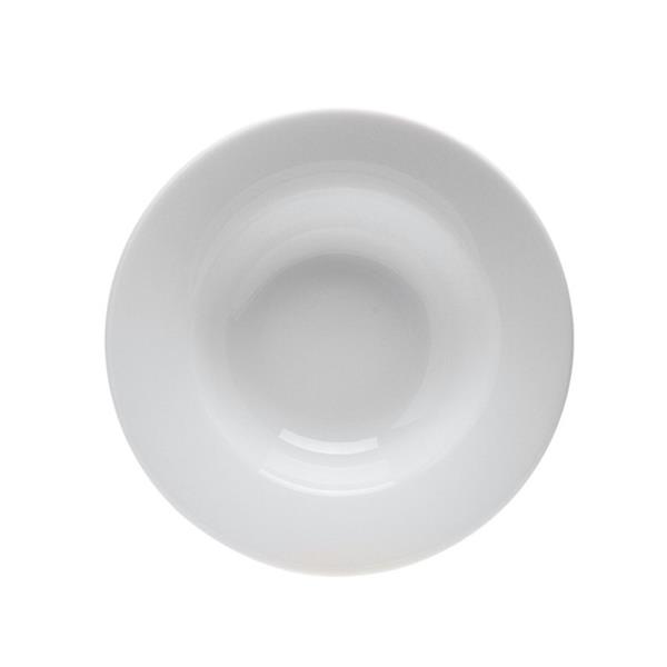 Porselen Dove Beyaz Çukur Tabak 25Cm  