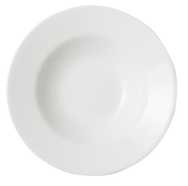 Porselen Bella Beyaz Çukur Tabak 19Cm  