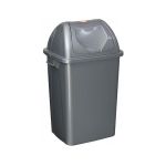Çatı Kapaklı Plastik Çöp Kovası