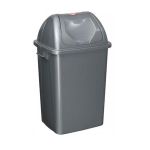 Çatı Kapaklı Plastik Çöp Kovası