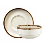 Porselen Corendon Atlantis Kase ve Tabağı