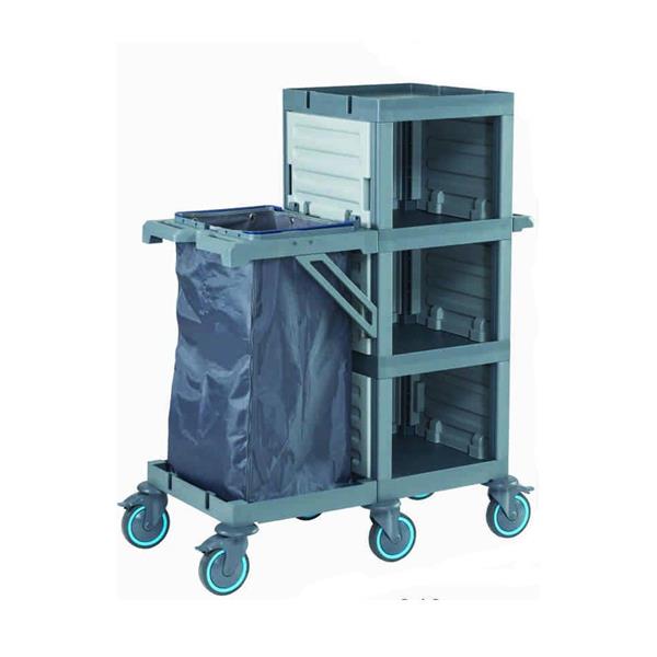 Plastik Temizlik Kat Arabası