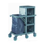 Plastik Temizlik Kat Arabası