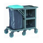 Plastik Temizlik Kat Arabası