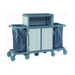 Plastik Temizlik Kat Arabası