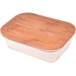 Lavi Dikdörtgen Cam Saklama Kabı 640 ml