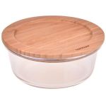 Lavi Yuvarlak Cam Saklama Kabı 400 ml