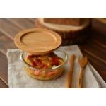 Lavi Yuvarlak Cam Saklama Kabı 400 ml