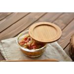 Lavi Yuvarlak Cam Saklama Kabı 400 ml