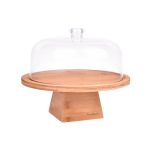 Tucas Akrilik Kapaklı Ayaklı Kek Fanusu