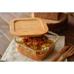 Lavi Kare Cam Saklama Kabı 1100 ml