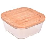 Lavi Kare Cam Saklama Kabı 1100 ml