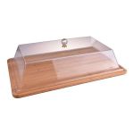 Carolin Akrilik Kapaklı Pasta Fanusu Dikdörtgen - Büyük