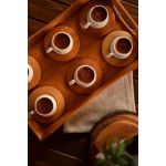 6 Kişilik Ottoman Kahve Takımı Sade