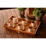 6 Kişilik Isla Kahve Fincan Takımı