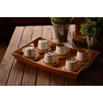 6 Kişilik Lilach Kahve Fincan Takımı