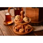 Trina 2 Katlı Yuvarlak Kurabiyelik