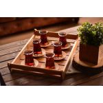 Gizia 6'lı Yuvarlak Çay Tabağı