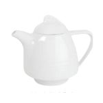 Porselen Focus Beyaz Kapaklı Kahvedanlık