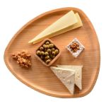 Tridius Ayaklı Sunum Tepsisi Üçgen