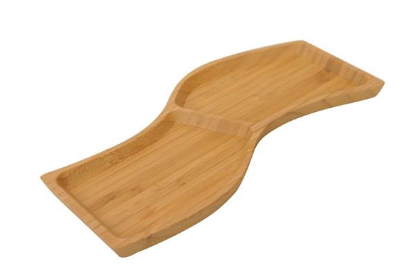 Bambu İki Bölmeli Kahvaltılık Çerezlik